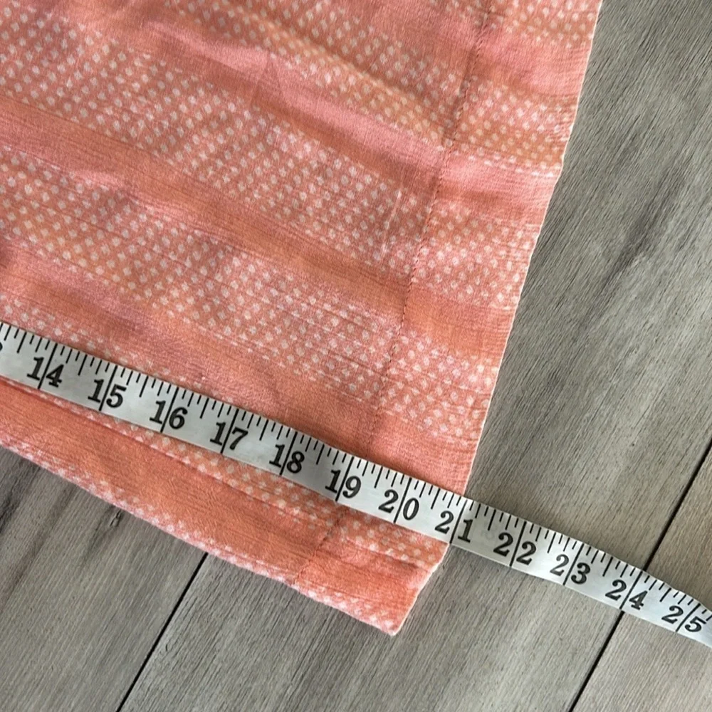 Anthropologie Maeve Peach Wide-Leg Pants size small